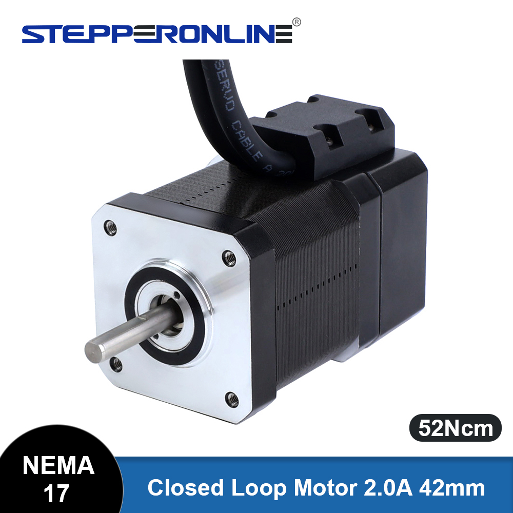 Closed Loop Stepper Motor Nema 17 - Шаговый двигатель с замкнутым контуром 52NCM