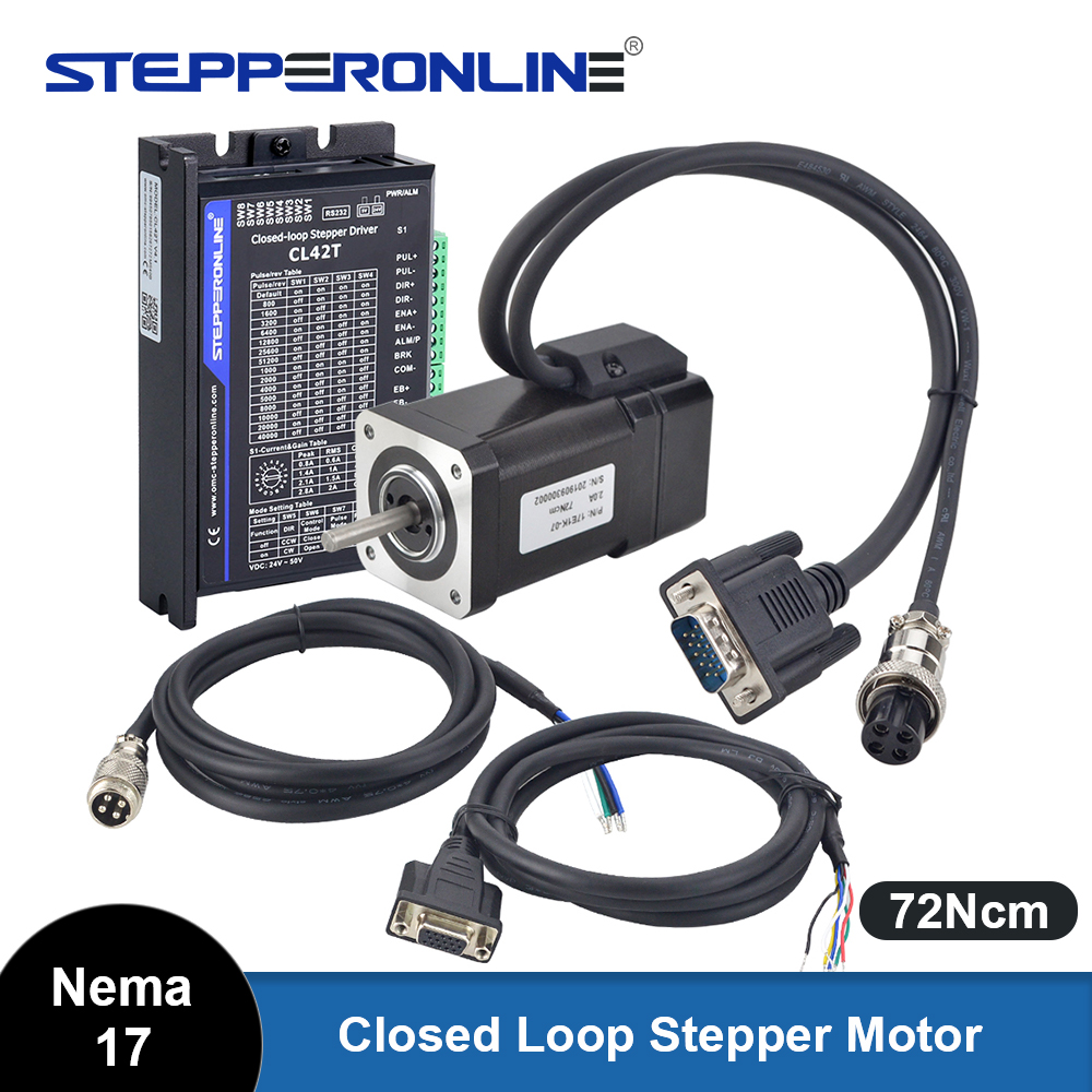 Closed Loop Stepper Motor Nema 17 - STEPPERONLINE TP Series Nema 17 Комплект