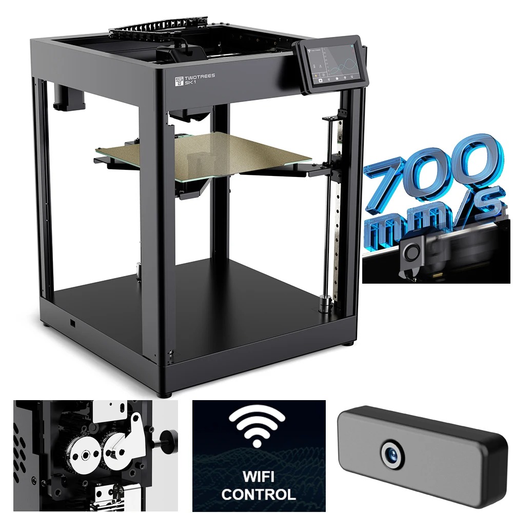 Corexy 3D Printer Kit - Высокоскоростной 3D-принтер Twotrees SK1 с прямой