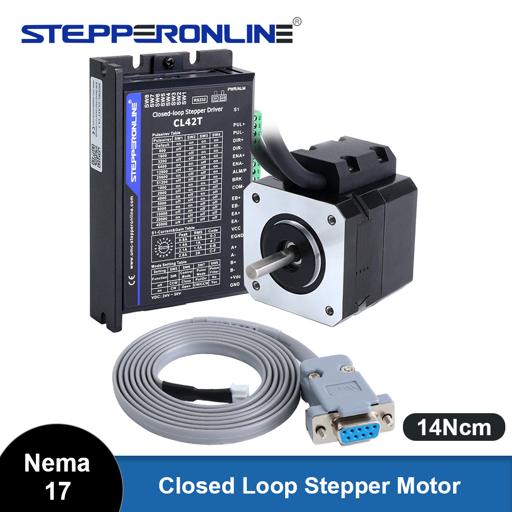 Closed Loop Stepper Motor Nema 17 - STEPPERONLINE Nema 17 Комплект драйверов шагового