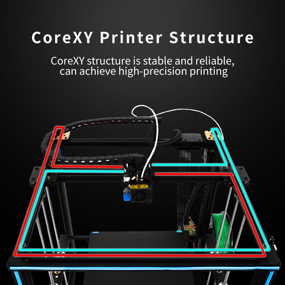 3D-принтер Tronxy X5SA, принте – обзор и цена Corexy 3D Printer Kit
