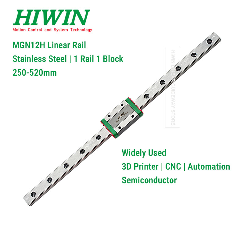 Линейная направляющая HIWIN MG – обзор и цена Linear Rail Mgn12H Set