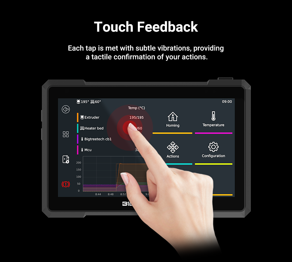 BIGTREETECH Pad 7 IPS сенсорны – обзор и цена Klipper Pad 7 Inch