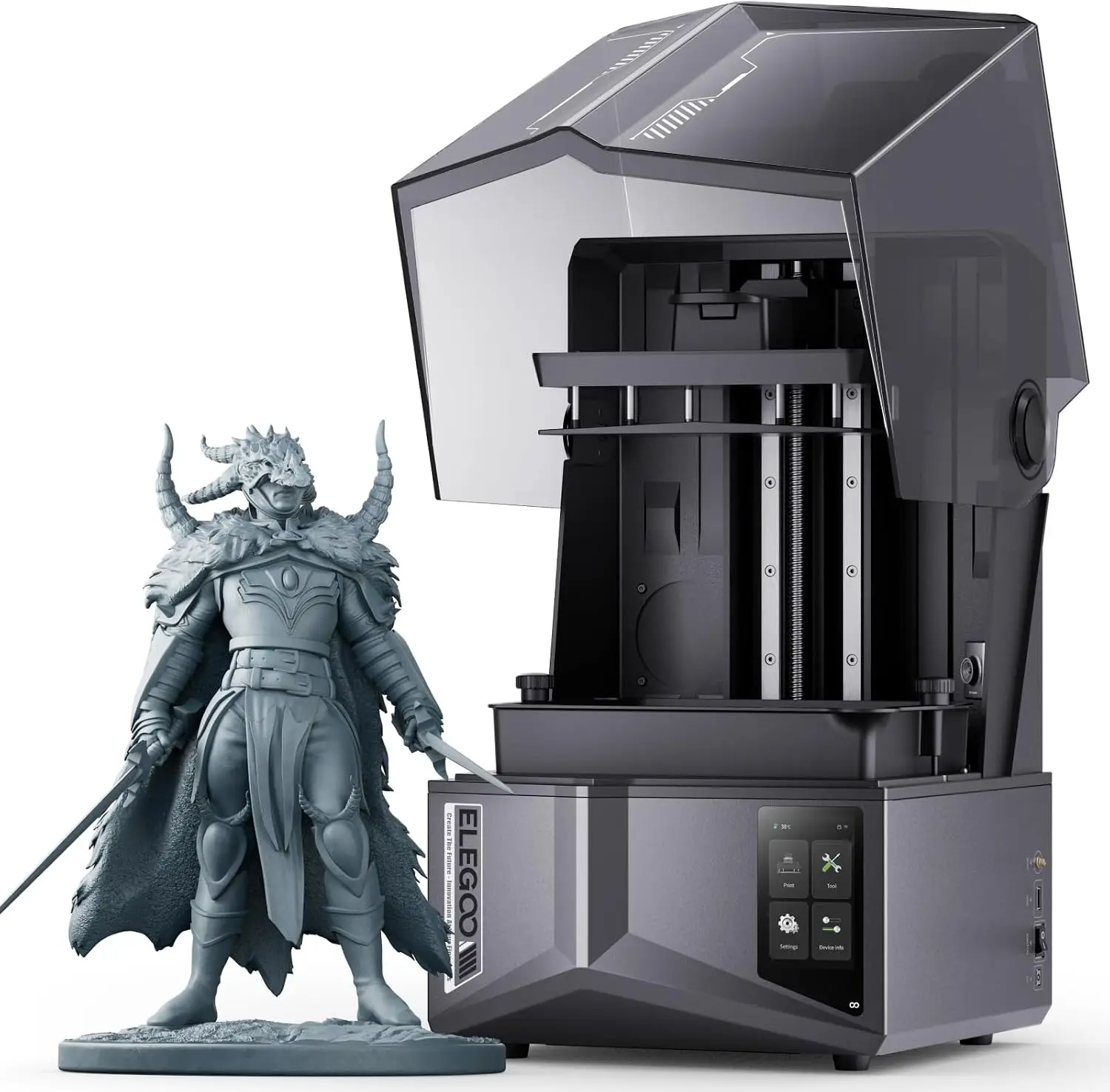 3D-принтер Saturn 4 Ultra 12K  – обзор и цена 12K Monochrome Lcd Resin 3D Printer