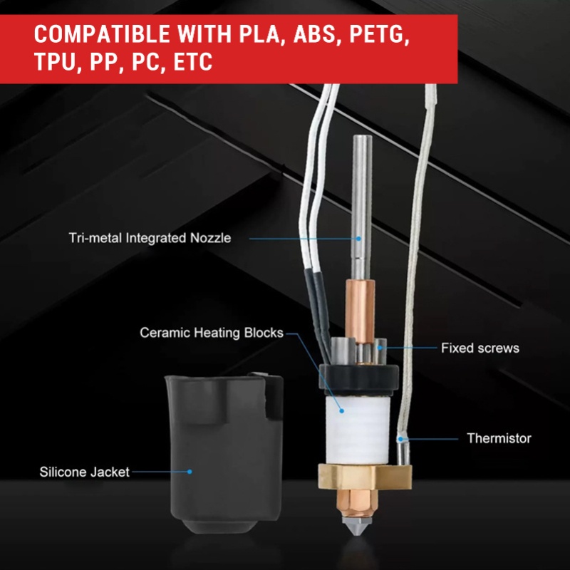 Керамический хотэнд-комплект д – обзор и цена High Flow Ceramic Hotend